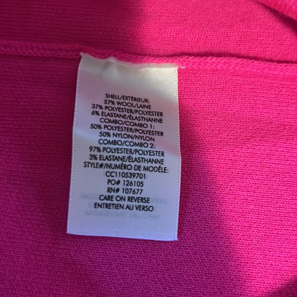 ALICE + OLIVIA Issa Puff-Sleeve Minidress in Wild Pink Metallic - NWT - Picture 13 of 13